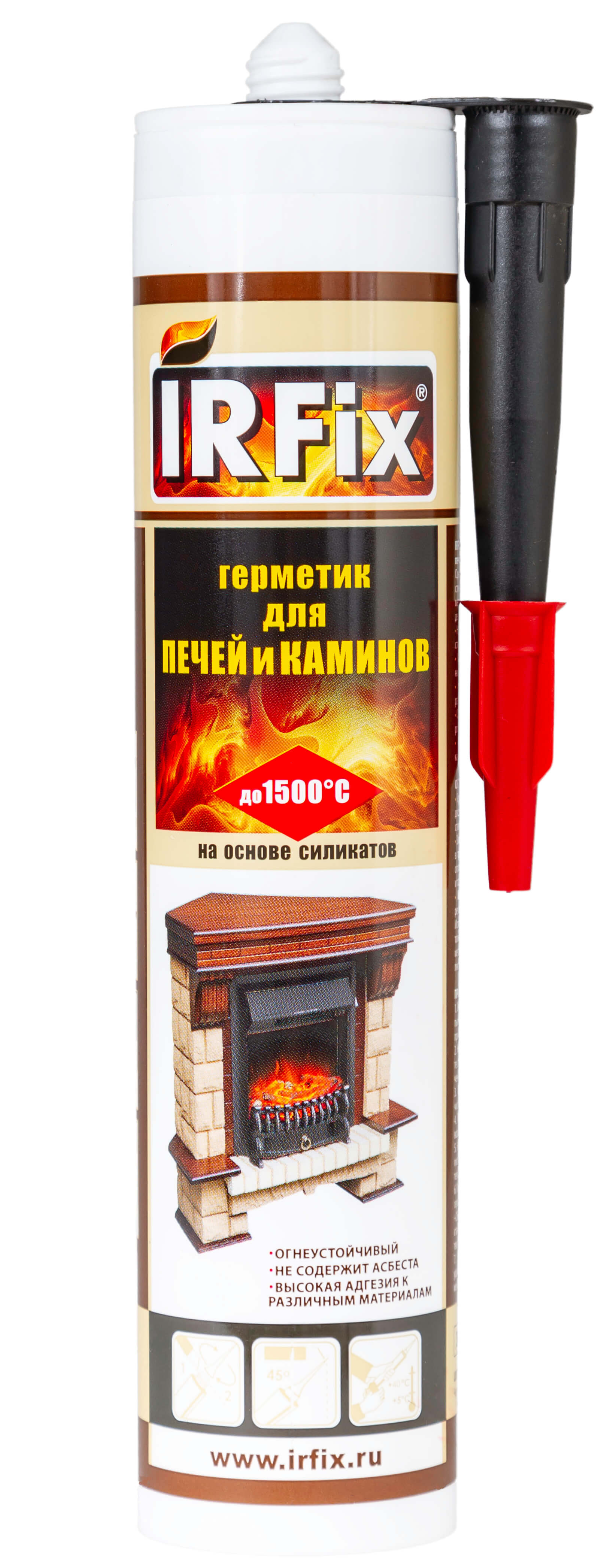 термостойкий герметик для печей и дымоходов фото